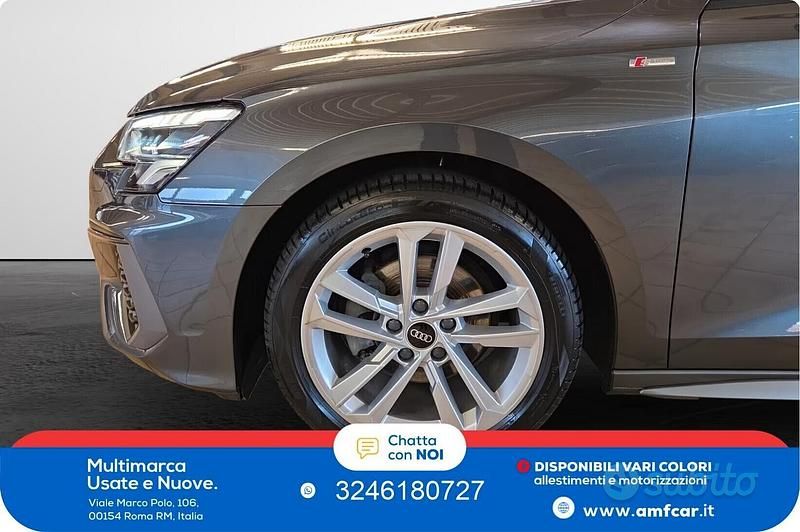 Usata Audi A3 S-Line 116 CV (85 kW) 2022 Nero Berlina