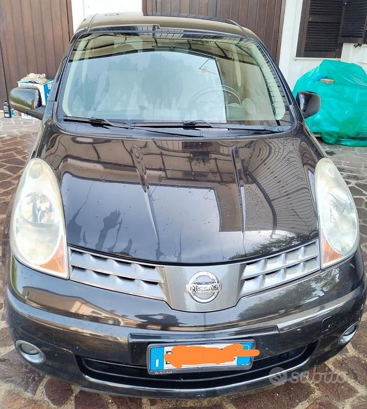 Usata Nissan Note 103 CV (75 kW) 2008 Nero Monovolume