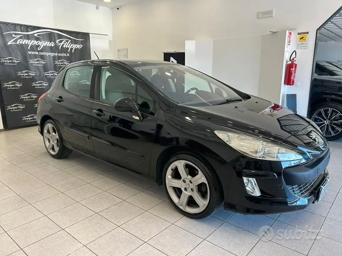 Usata Peugeot 308 136 CV (100 kW) 2007 Nero Utilitaria