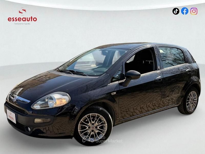 Usata Fiat Punto Evo Dynamic 69 CV (50 kW) 2011 Nero Utilitaria