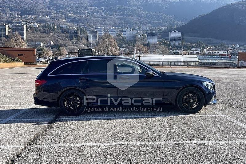 Usata Mercedes C220 170 CV (125 kW) 2015 Blu Station wagon