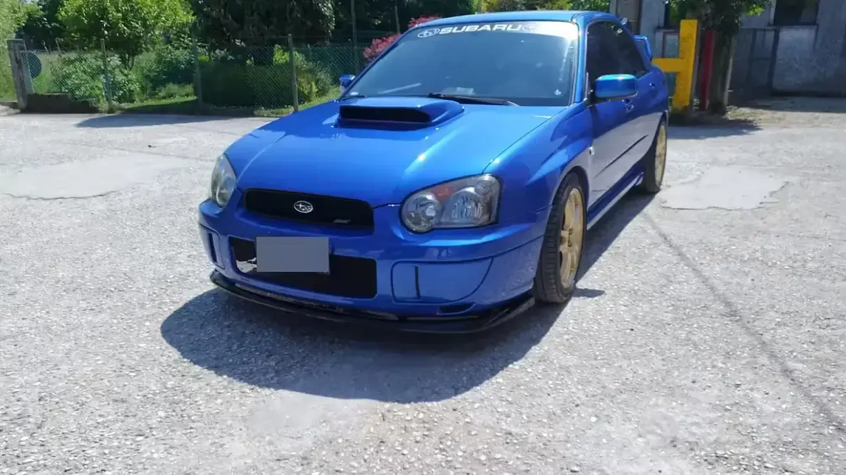 Usata Subaru Impreza 224 CV (164 kW) 2003 Blu Berlina