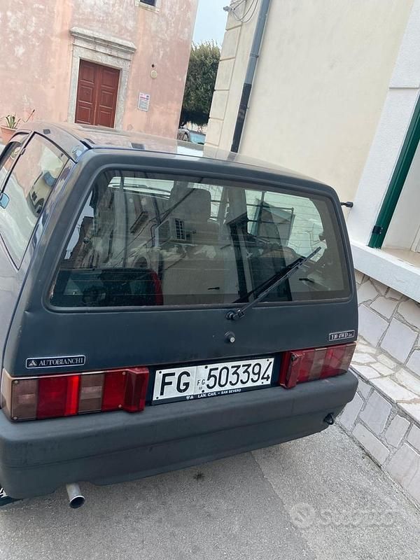 Usata Autobianchi Y10 1989 Blu Utilitaria