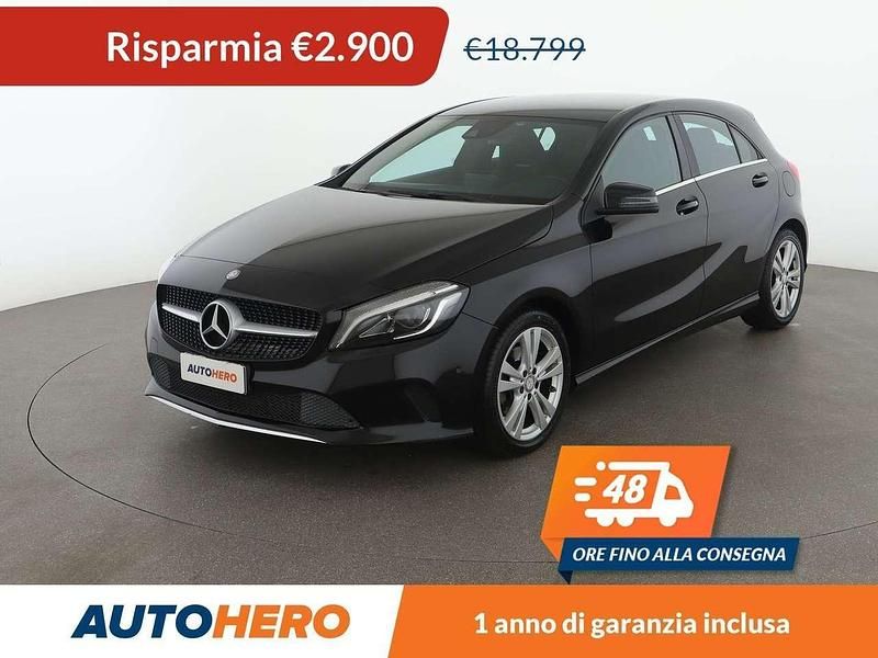 Nero Usata 2017 Mercedes A200 Tre volumi | 15.899 € (Ottimo prezzo) - Immagine 1/3