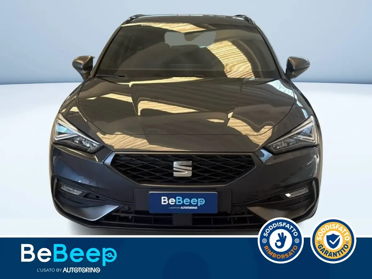Usata Seat Leon FR 150 CV (110 kW) 2021 Grigio metallizzato Station wagon