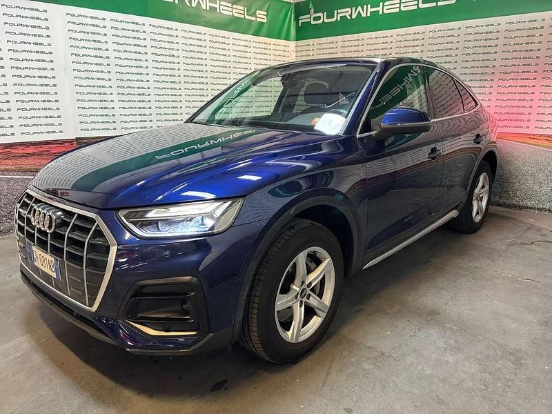 Usata Audi Q5 Sportback Advanced 265 CV (194 kW) 2021 Blu/azzurro SUV