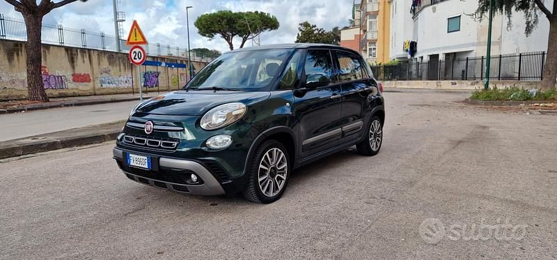 Usata Fiat 500L Cross 95 CV (69 kW) 2019 Verde Monovolume