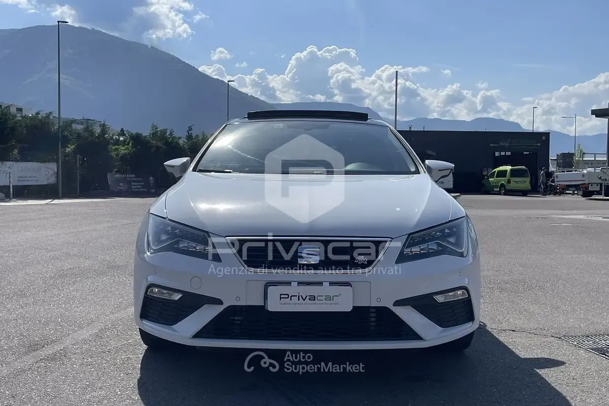 Usata Seat Leon FR 184 CV (135 kW) 2017 Bianco Berlina