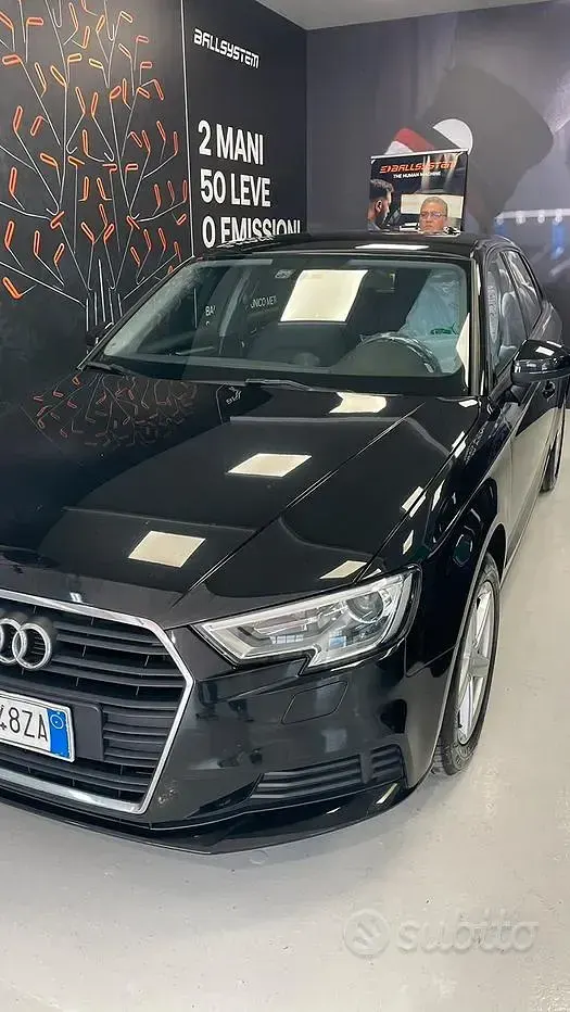 Usata Audi A3 116 CV (85 kW) 2017 Nero Berlina