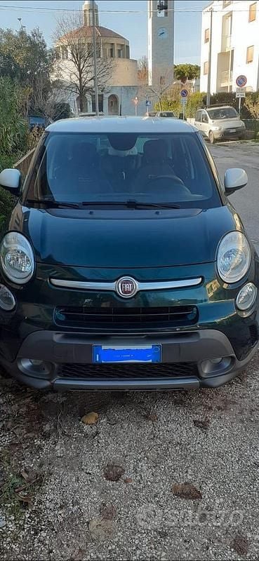 Usata Fiat 500L Trekking 84 CV (61 kW) 2013 Verde Monovolume