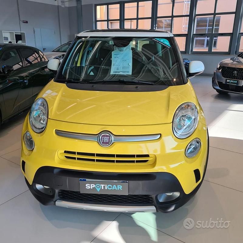 Usata Fiat 500L Trekking 120 CV (88 kW) 2014 Giallo Monovolume
