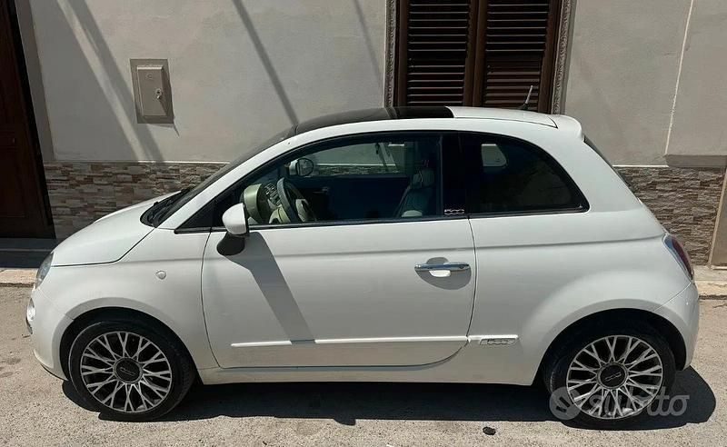 Usata Fiat 500C 69 CV (50 kW) 2015 Bianco Cabrio