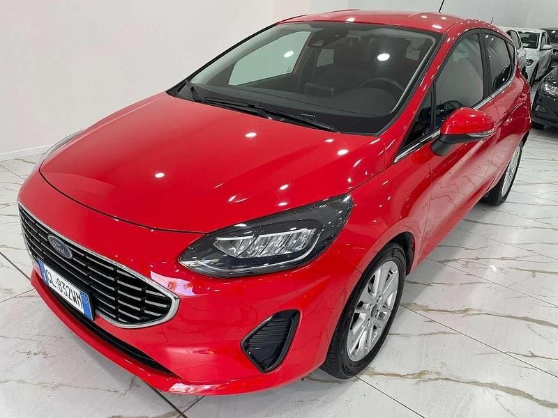 Usata Ford Fiesta Titanium 75 CV (55 kW) 2022 Rosso Berlina