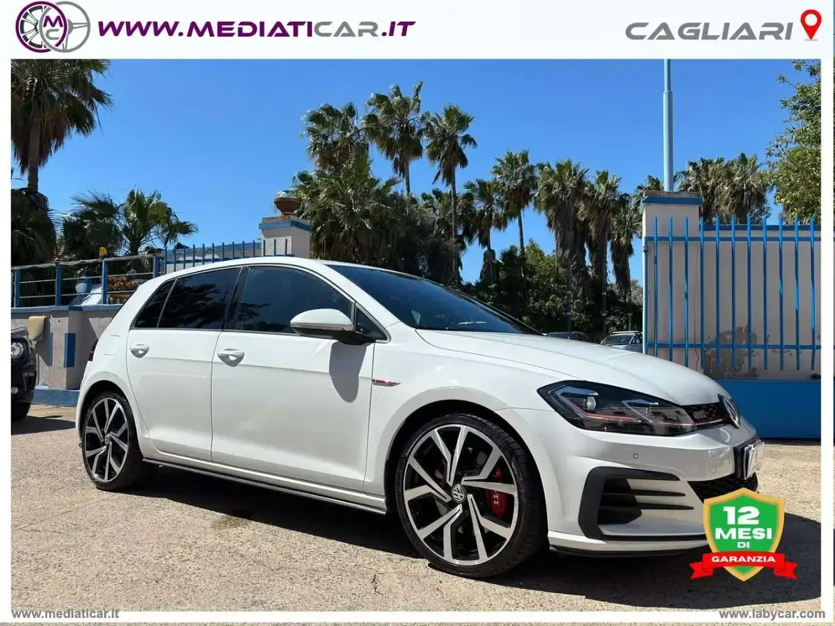 Usata VW Golf VII GTI 245 CV (180 kW) 2018 Bianco Berlina