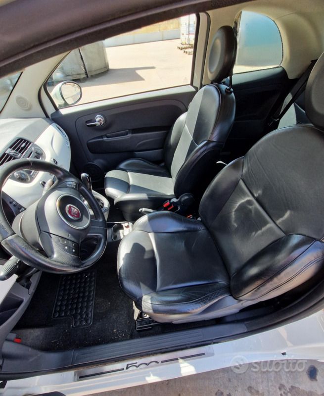 Usata Fiat 500 69 CV (50 kW) 2009 Bianco Utilitaria