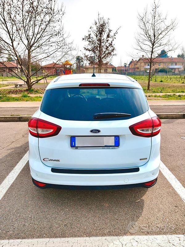 Usata Ford C-MAX Titanium S 125 CV (91 kW) 2017 Bianco Monovolume