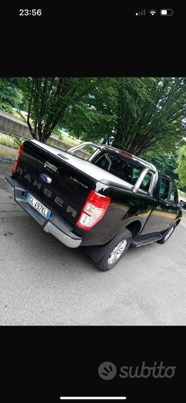 Usata Ford Ranger 2022 Nero Pick-up