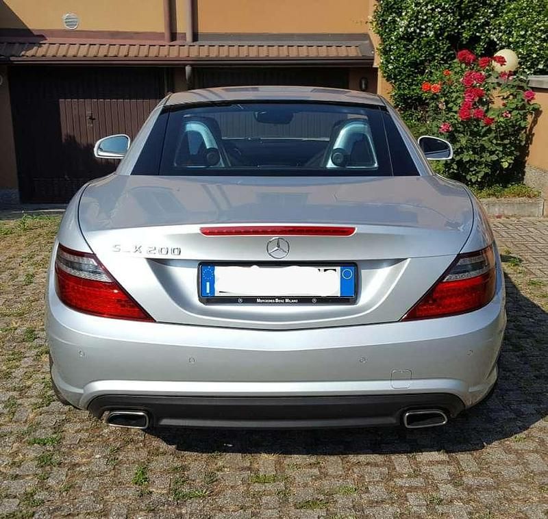 Usata Mercedes SLK200 Premium 184 CV (135 kW) 2013 Argento Cabrio