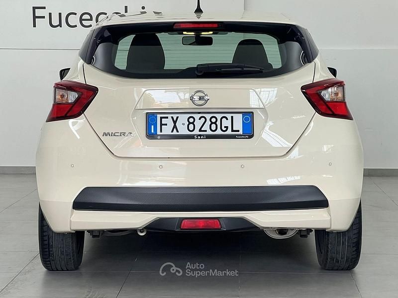 Usata Nissan Micra Acenta 71 CV (52 kW) 2019 Beige Utilitaria