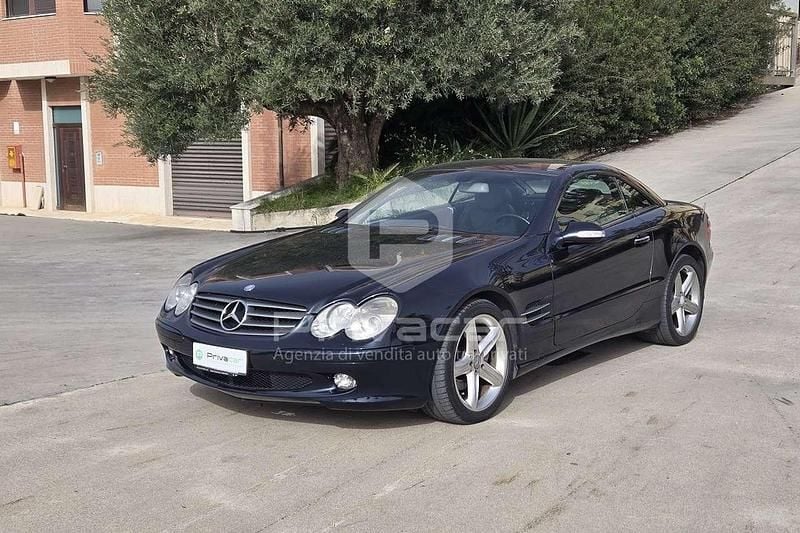 Usata Mercedes SL350 245 CV (180 kW) 2003 Blu Cabrio