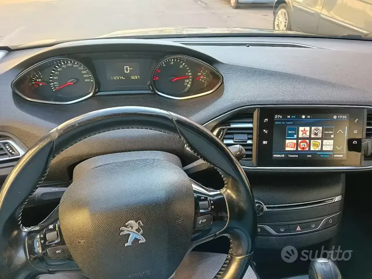 Usata Peugeot 308 131 CV (96 kW) 2018 Grigio Berlina