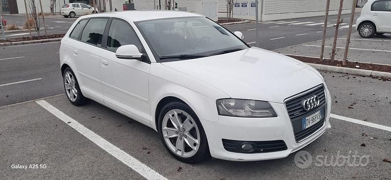 Usata Audi A3 Ambition 140 CV (102 kW) 2009 Bianco Berlina
