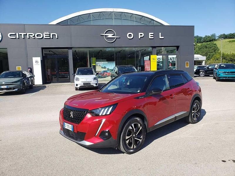 Usata Peugeot 2008 GT-line 102 CV (75 kW) 2021 Rosso SUV