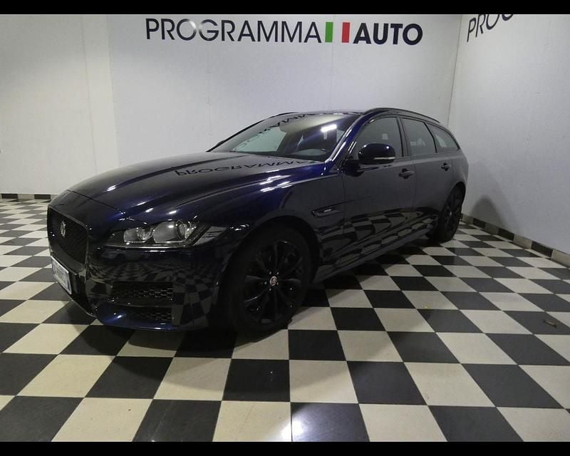 Usata Jaguar XF Sportbrake R-Sport 180 CV (132 kW) 2020 Blu/azzurro Station wagon