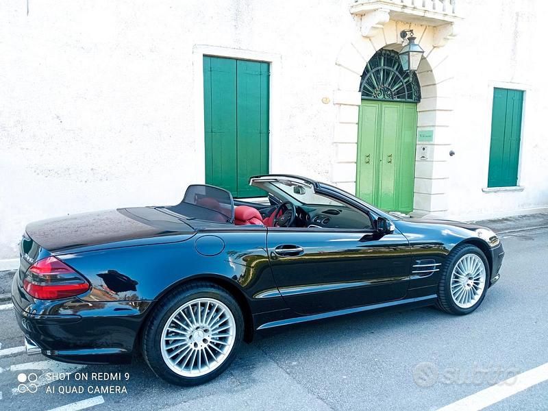 Usata Mercedes SL55 AMG AMG 476 CV (350 kW) 2002 Nero Cabrio