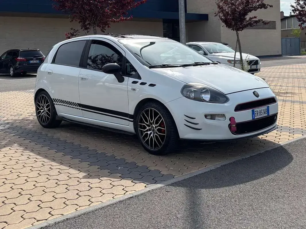 Usata Fiat Punto Lounge 77 CV (56 kW) 2013 Bianco Utilitaria