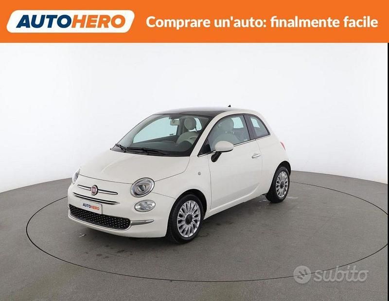 Usata Fiat 500 Lounge 86 CV (63 kW) 2017 Bianco Utilitaria