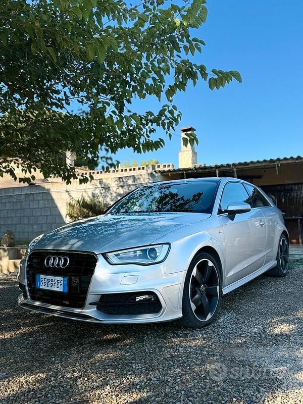 Usata Audi A3 Ambiente 105 CV (77 kW) 2014 Grigio Berlina