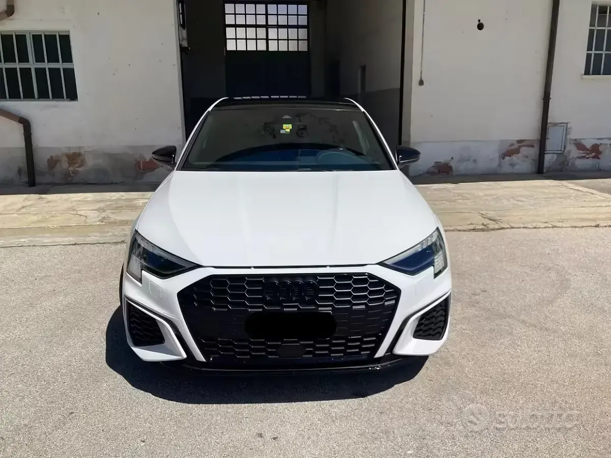 Usata Audi A3 Ambiente 150 CV (110 kW) 2022 Bianco Berlina