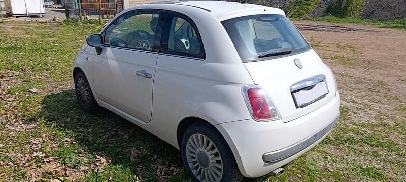 Usata Fiat 500 Lounge 75 CV (55 kW) 2007 Bianco Berlina