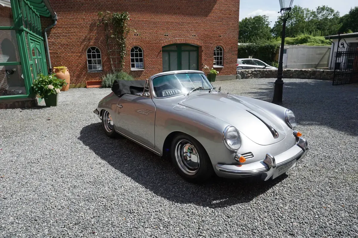Usata Porsche 356 C 89 CV (65 kW) 1963 Argento Cabrio