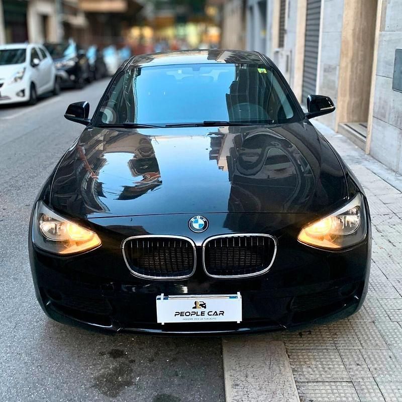Usata BMW 116 Efficient Dynamics 135 CV (99 kW) 2012 Nero Utilitaria