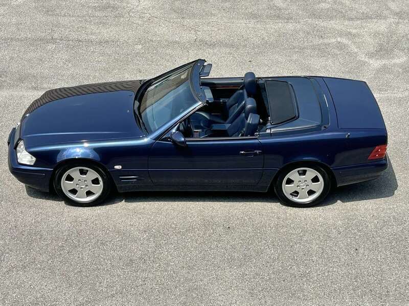 Usata Mercedes SL320 Avantgarde 224 CV (164 kW) 1998 Blu/azzurro Cabrio
