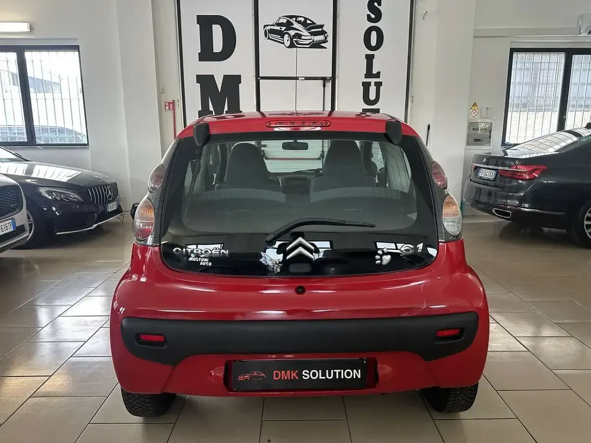 Usata Citroën C1 Style 68 CV (50 kW) 2009 Rosso Utilitaria