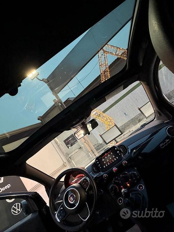 Usata Fiat 500 69 CV (50 kW) 2019 Nero Berlina