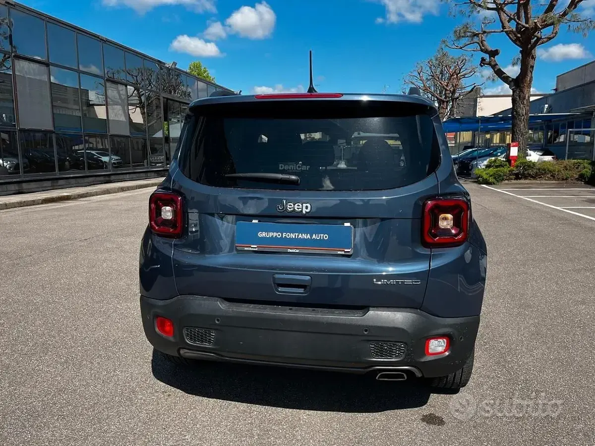 Usata Jeep Renegade Limited 150 CV (110 kW) 2021 Blu SUV