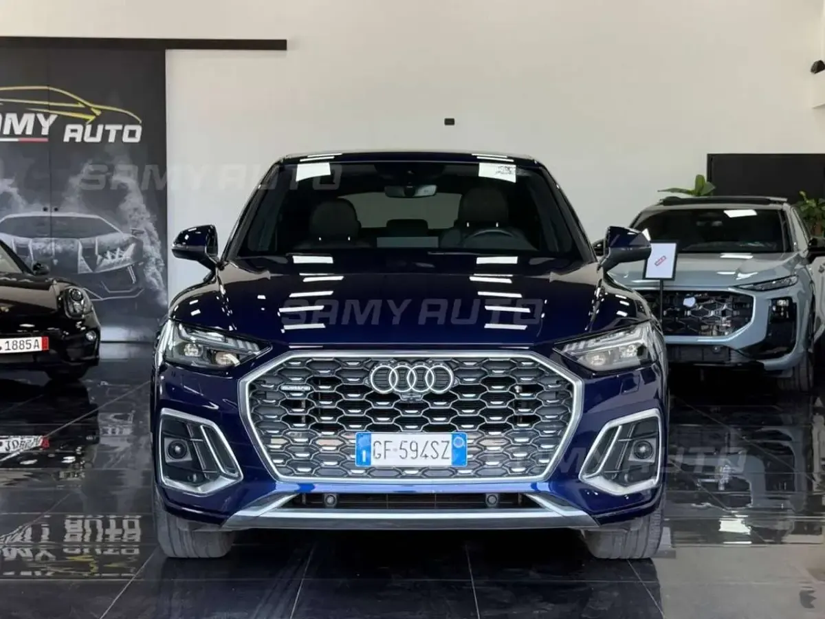 Usata Audi Q5 Sportback S-line plus 204 CV (150 kW) 2021 Blu/azzurro SUV