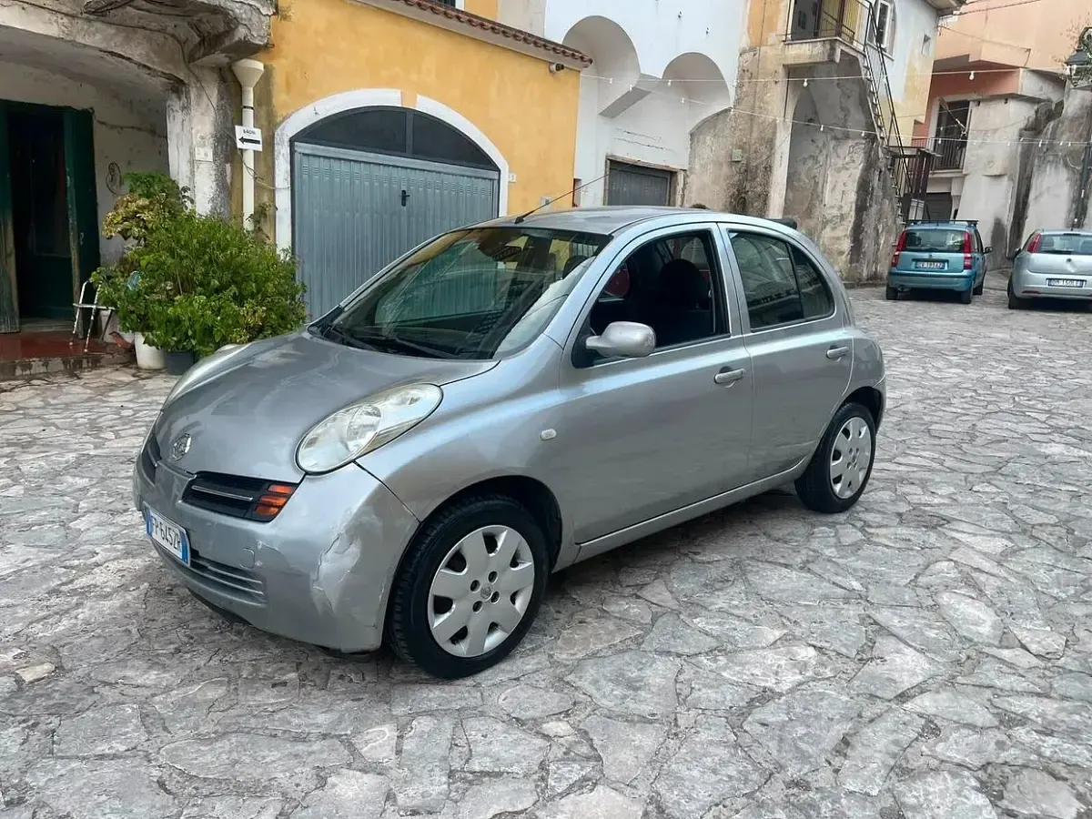 Usata Nissan Micra Acenta 86 CV (63 kW) 2007 Grigio Berlina