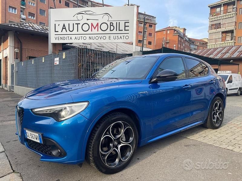 Usata Alfa Romeo Stelvio Veloce 210 CV (154 kW) 2022 Blu SUV