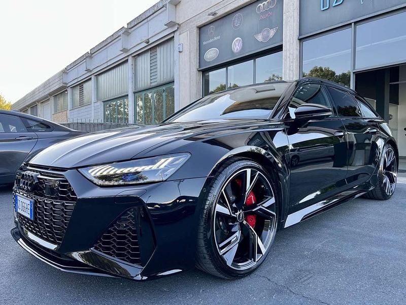 Usata Audi RS6 Ambiente 600 CV (441 kW) 2020 Nero Station wagon