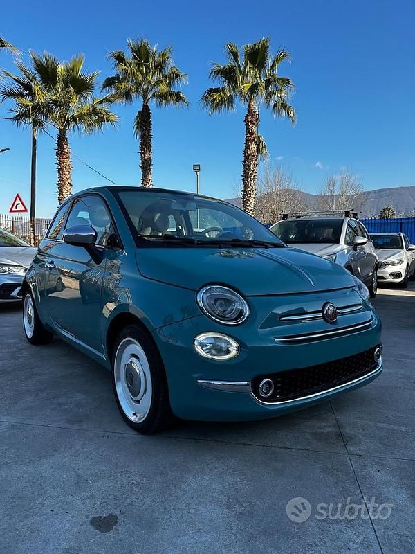 Usata Fiat 500 69 CV (50 kW) 2017 Blu Berlina