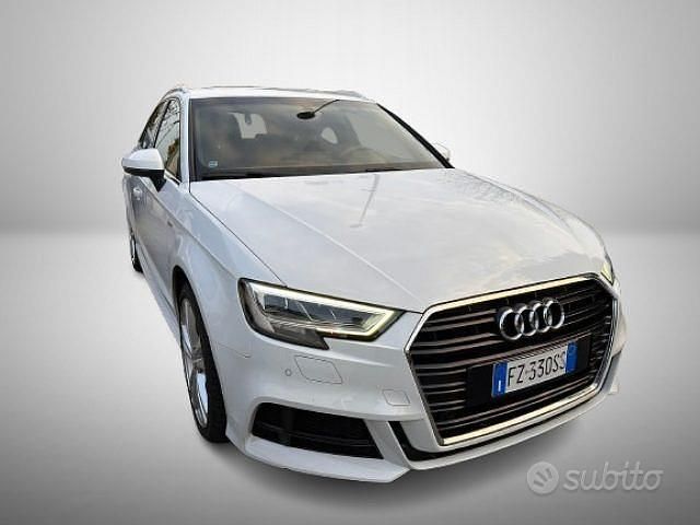 Usata Audi A3 Admired 150 CV (110 kW) 2019 Bianco Berlina