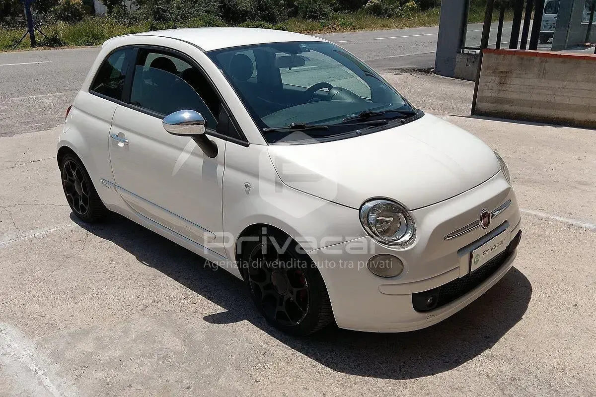 Usata Fiat 500 Pop 75 CV (55 kW) 2008 Bianco Berlina