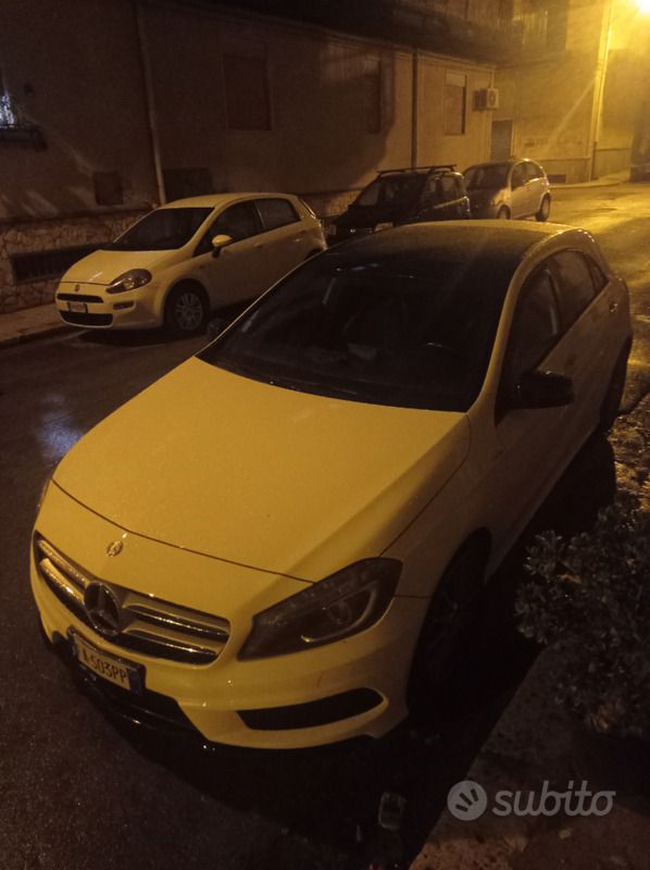 Usata Mercedes A180 Premium 109 CV (80 kW) 2015 Bianco Berlina