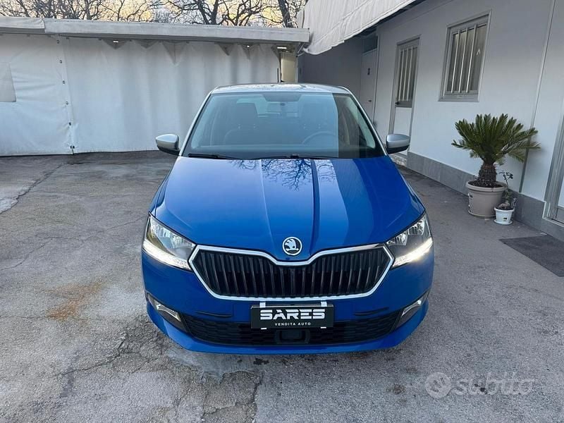 Usata Skoda Fabia 75 CV (55 kW) 2019 Blu Berlina