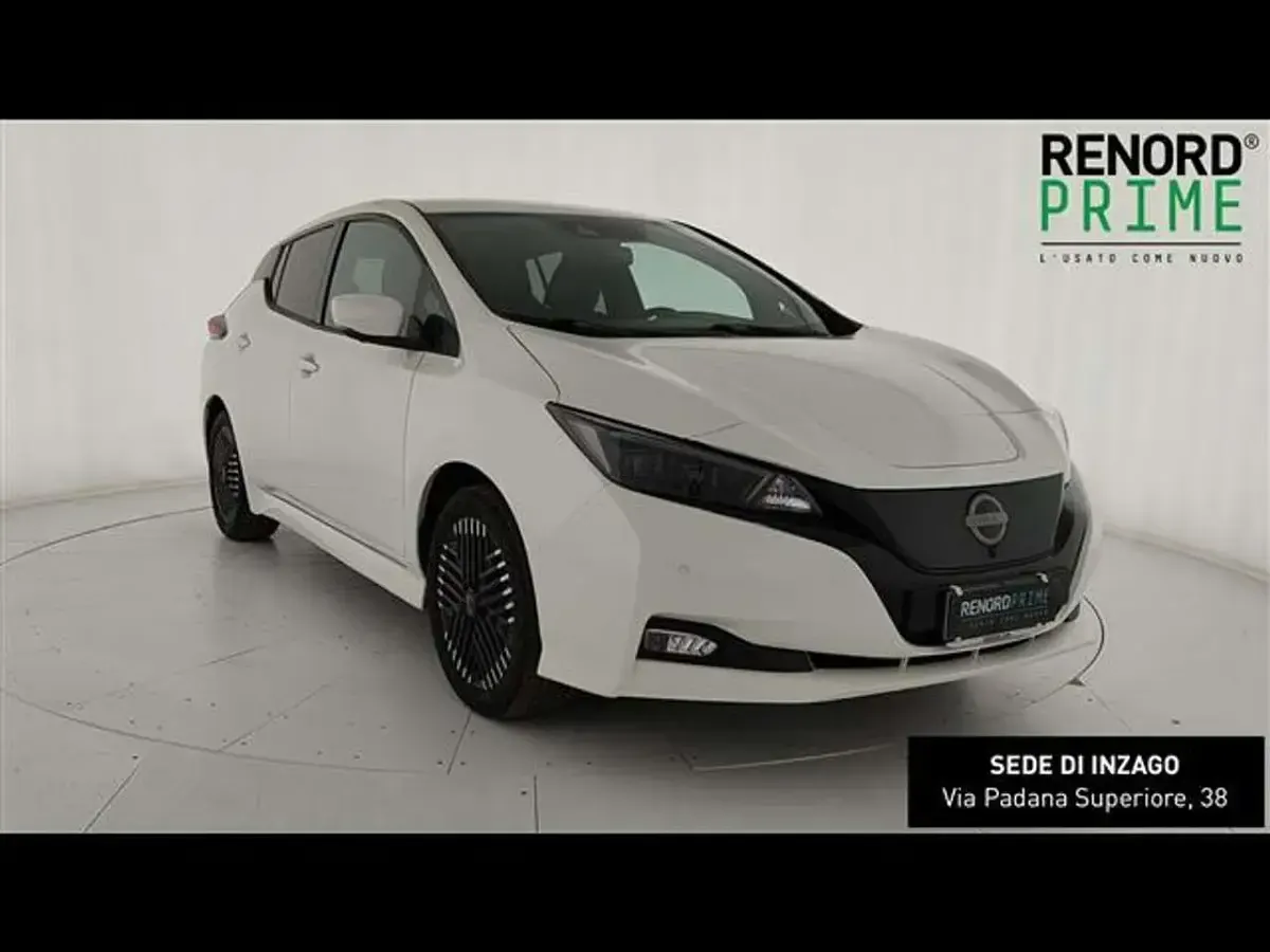 Usata Nissan Leaf N-Connecta 89 kW (122 CV) 2023 Bianco Utilitaria